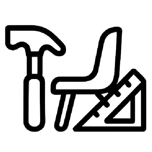 Icono diseño de mobiliario